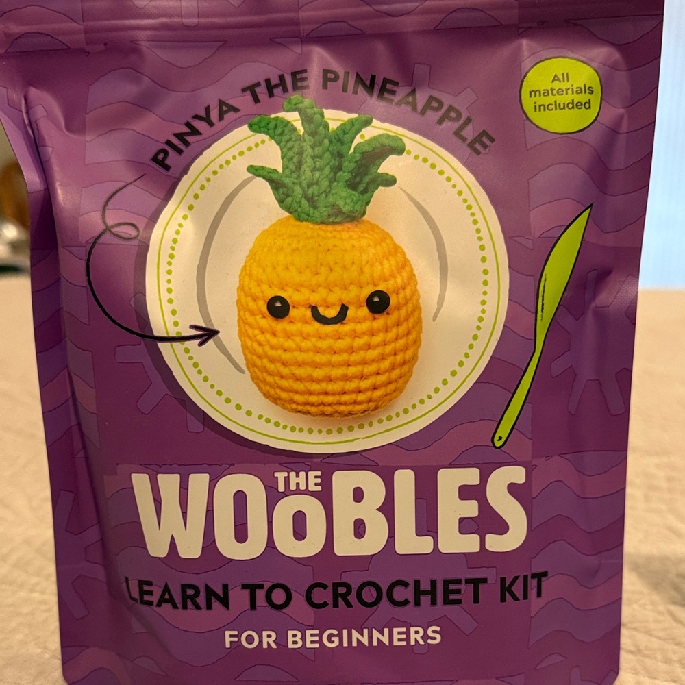 Pinya the Pineapple Crochet Kit - Yellow
